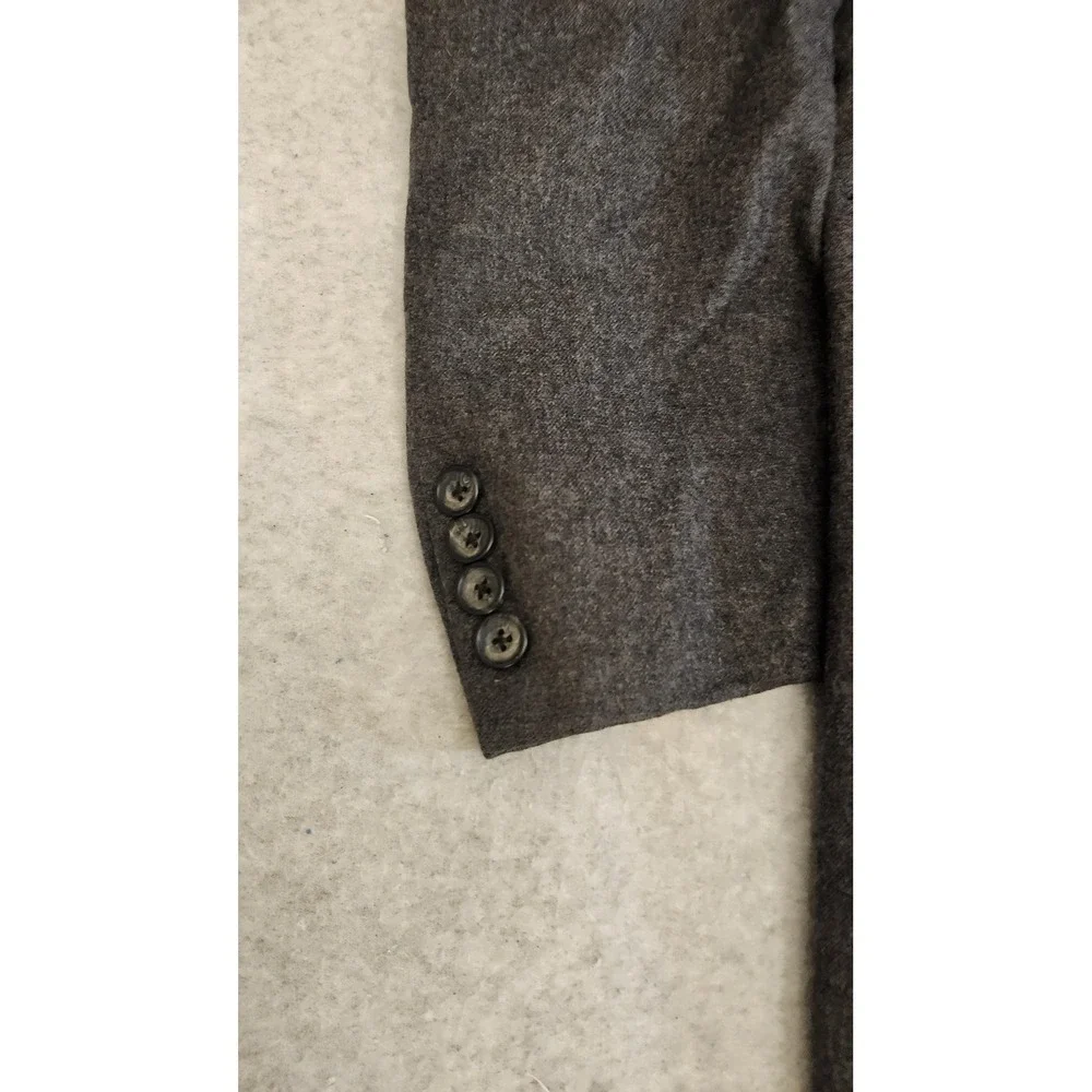 Vintage Corbin Blazer Mens‎ Large Gray Wool Two Button Sport Coat Made USA READ